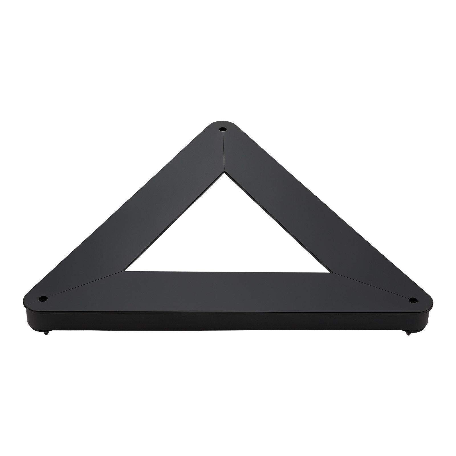 VEVOR Entrenador de Hockey Triangular de Metal Equipo Portátil 64,3 cm, Reboteador Multiángulo de Alta Resistencia, Para Dentro y Fuera del Hielo, Para Mejorar Control del Disco y el Tiro, Negro