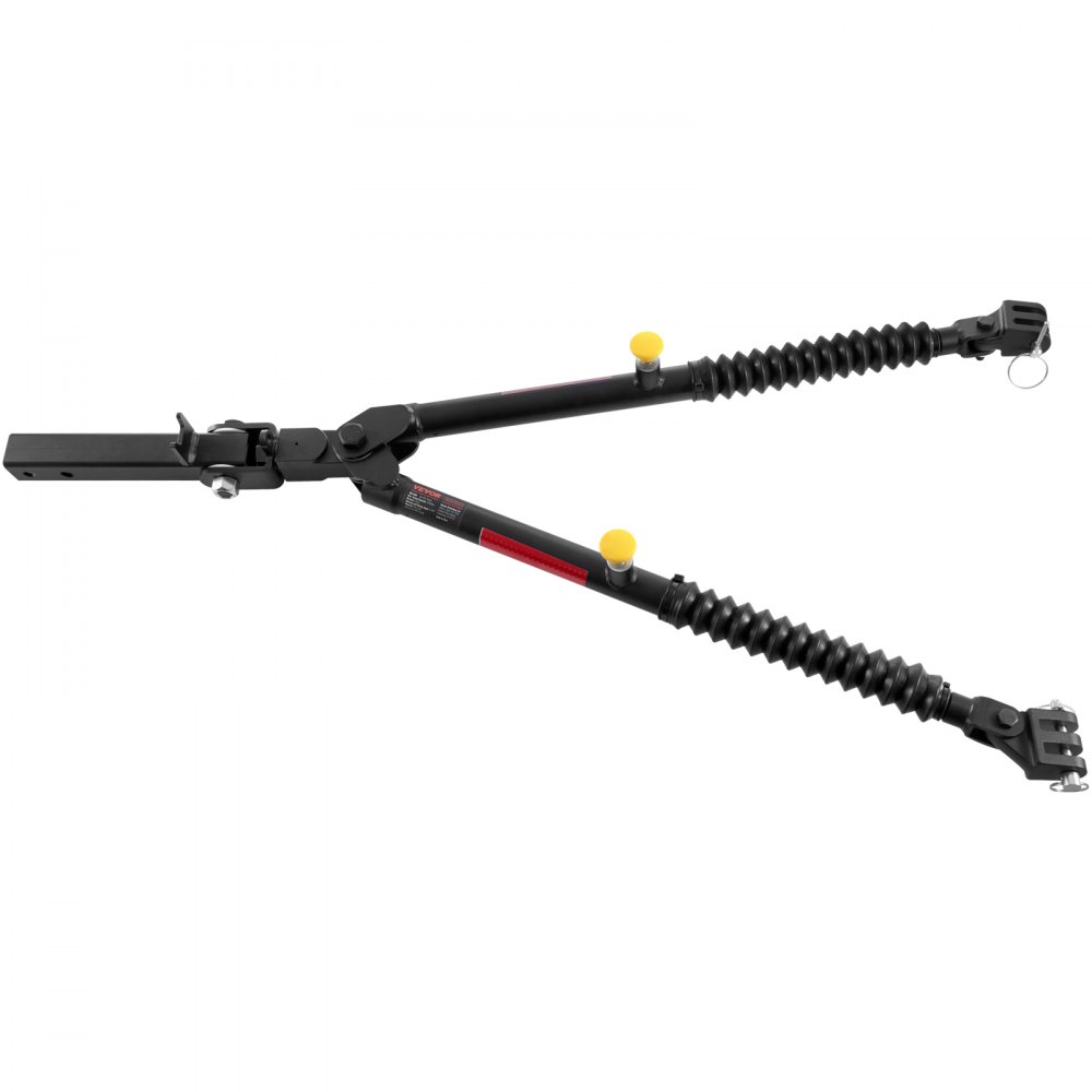 VEVOR Barra de remolque para montaje en parachoques, barra de remolque de 10000 libras, se adapta a conector de 2 pulgadas con cuerdas