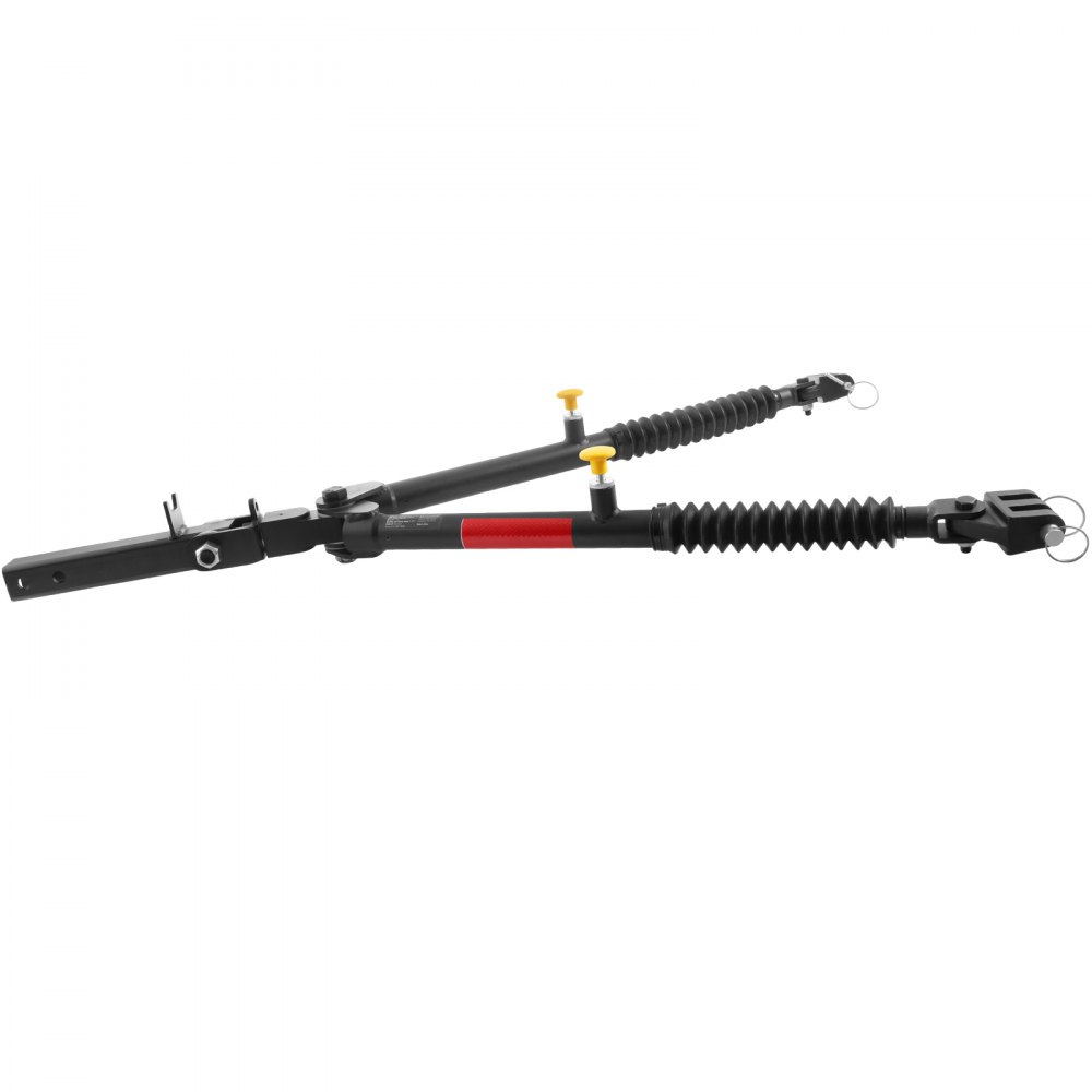 VEVOR Barra de remolque para montaje en parachoques, barra de remolque de 10000 libras, se adapta a conector de 2 pulgadas con cuerdas