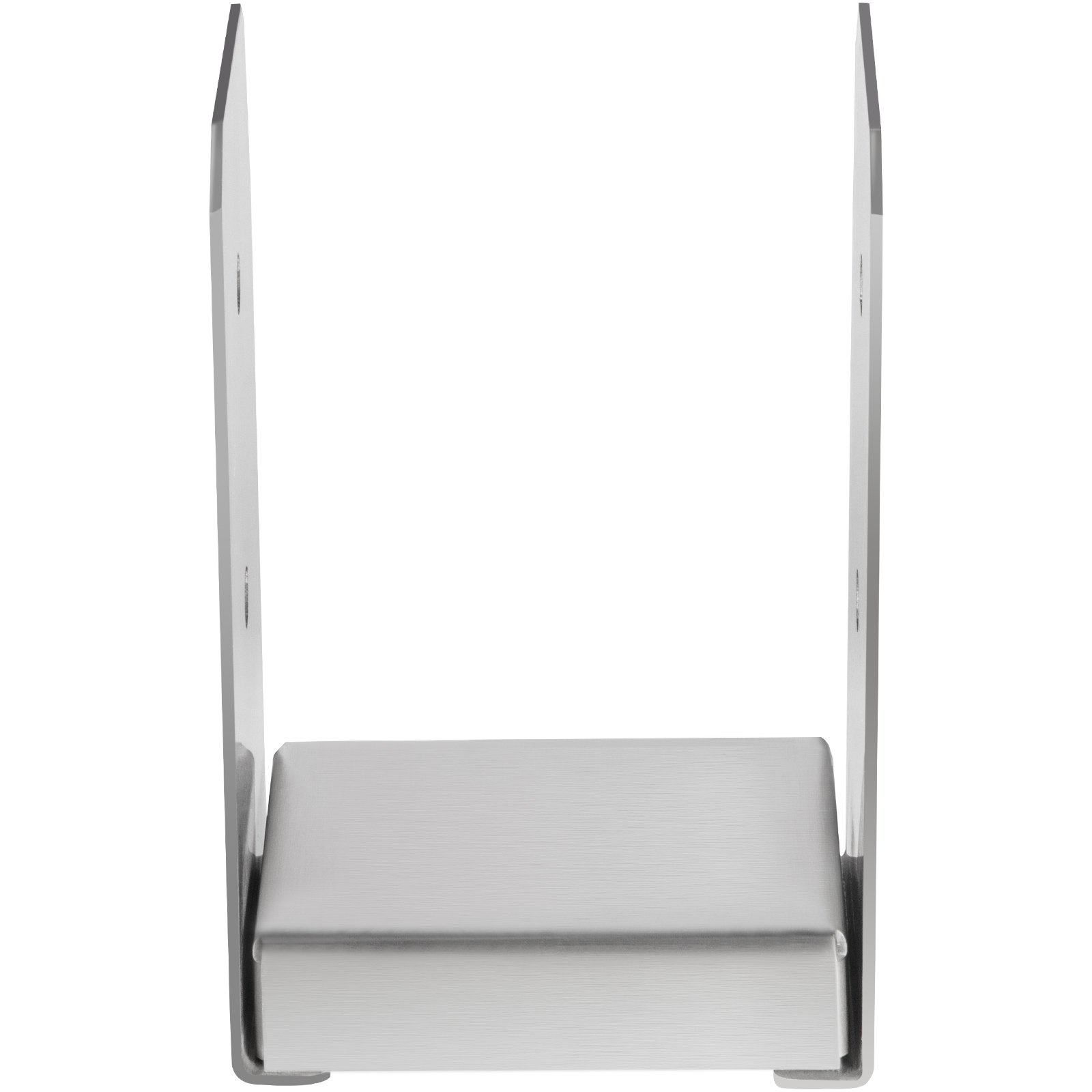 Vevor 3 X Base Para Postes Cuadrados 9,5x8x14,5 Cm Soporte Sujeta Postes Plata