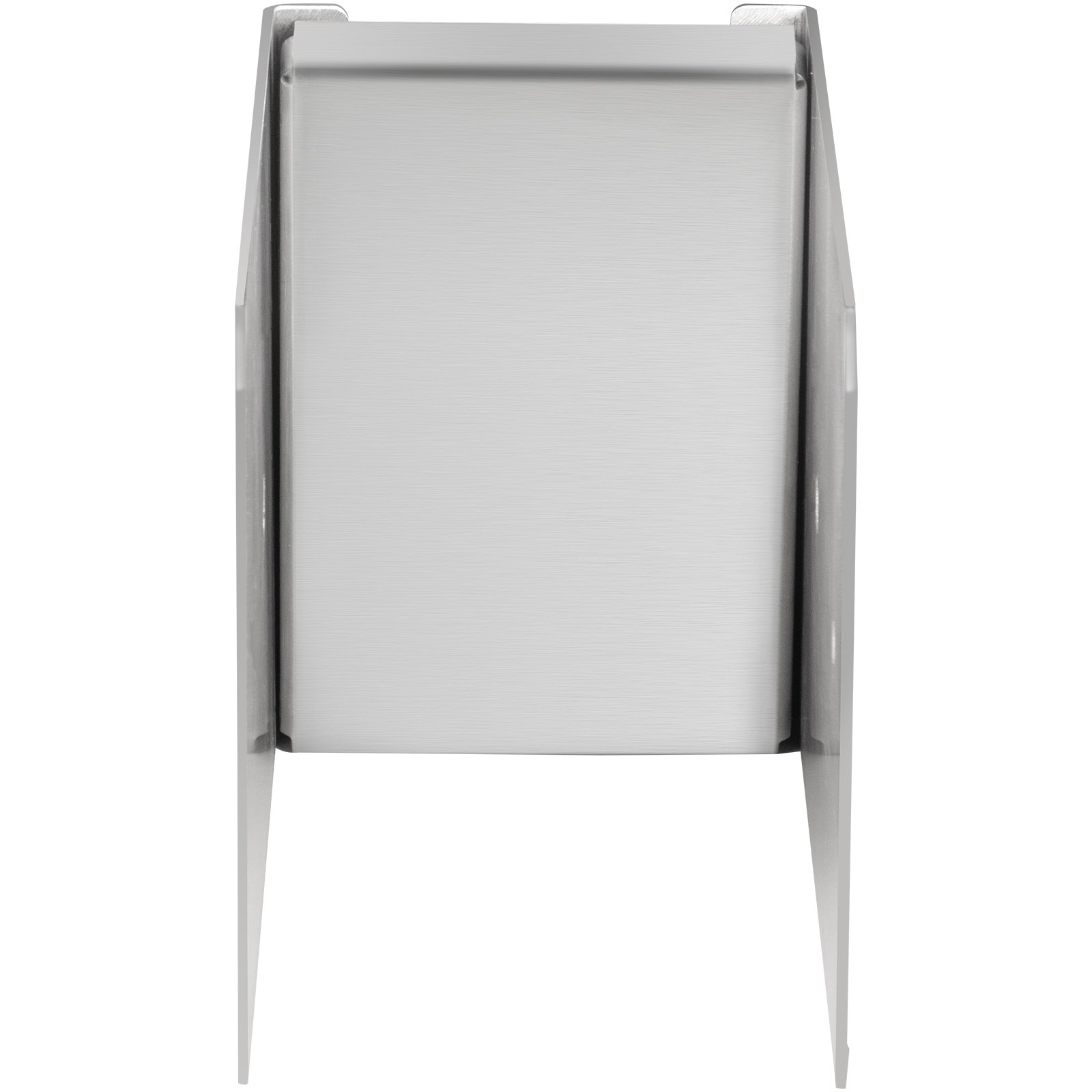 Vevor 3 X Base Para Postes Cuadrados 9,5x8x14,5 Cm Soporte Sujeta Postes Plata