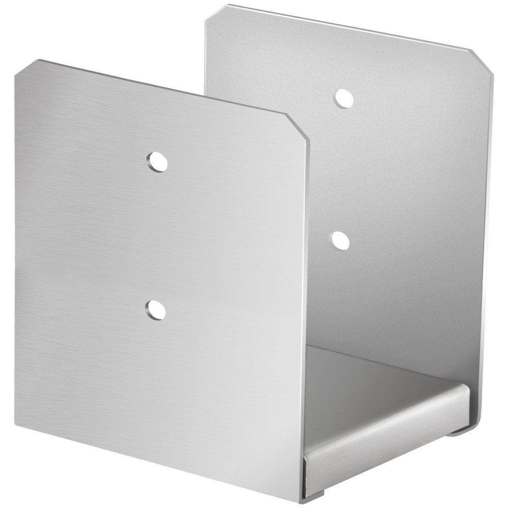 Base de poste separador VEVOR hecha de acero inoxidable con orificios para tornillos y bordes elegantes