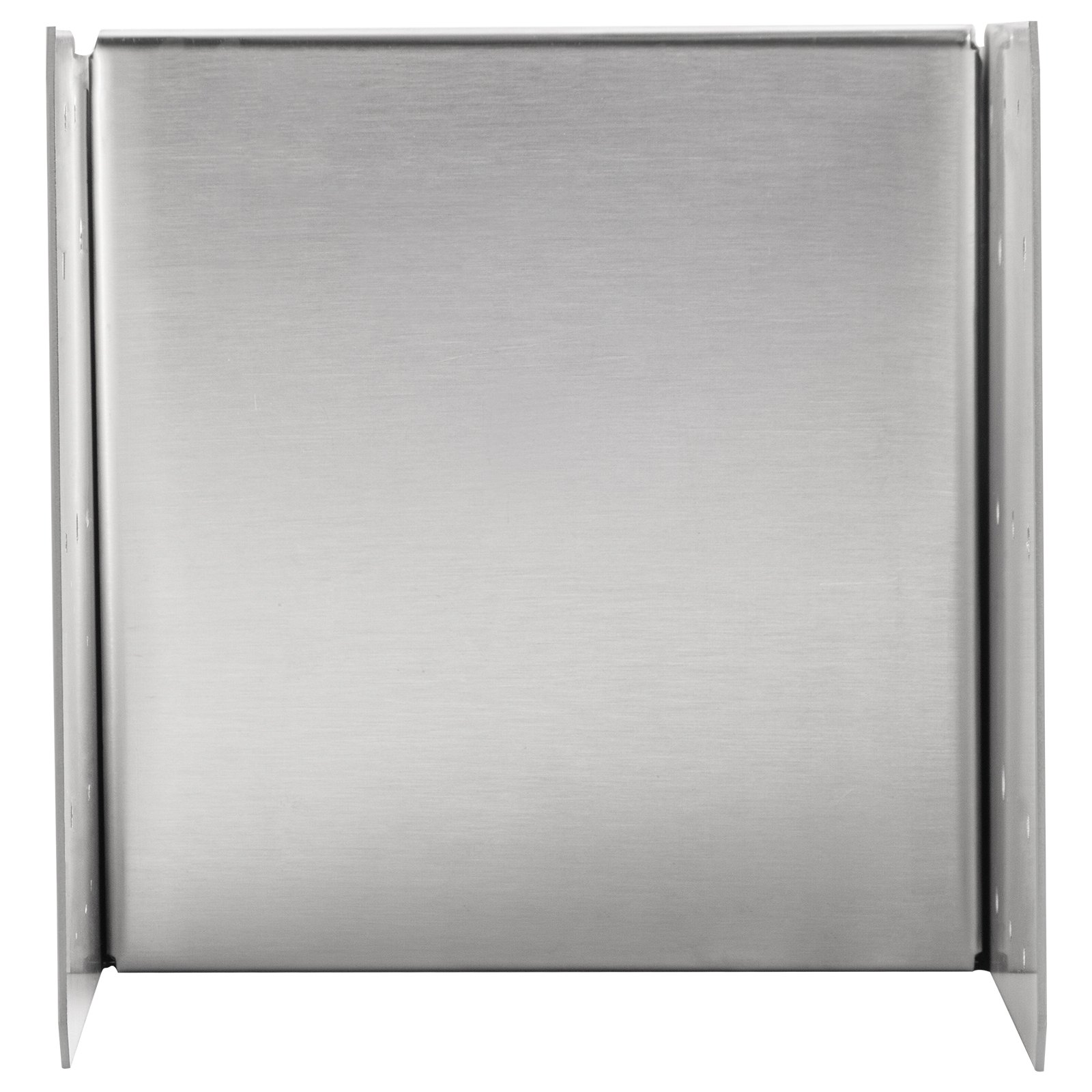 VEVOR Base para Poste 4 Piezas Soporte de Poste Cuadrado 19 x 19,8 x 18 cm Base Atornillar para Poste 8" x 8" Espesor 2 mm Anclaje Metálico para Poste de Valla Anclaje Poste Madera Acero Inoxidable