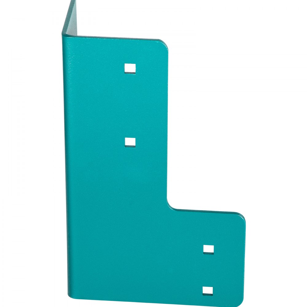 VEVOR Soportes de Esquina 8 Piezas Kit de Soporte para Mesa de Taller de Acero Grosor de 4 mm Soportes en Ángulo Recto con Kit de Hardware Accesorio de Borde de Escritorio Común Bricolaje Familiar