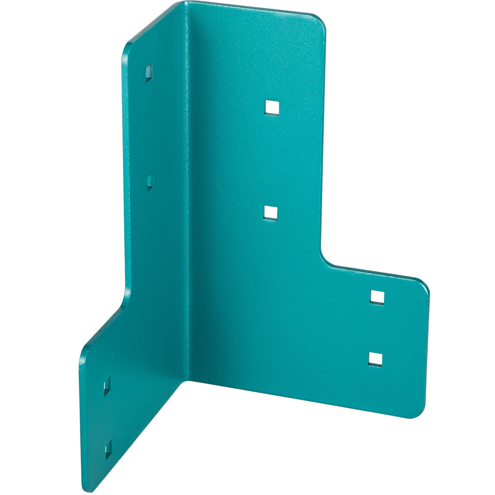 VEVOR Soportes de Esquina 8 Piezas Kit de Soporte para Mesa de Taller de Acero Grosor de 4 mm Soportes en Ángulo Recto con Kit de Hardware Accesorio de Borde de Escritorio Común Bricolaje Familiar