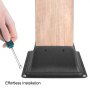 Destornillador manual para instalar la base del poste de la plataforma VEVOR en un poste de madera
