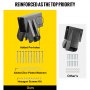VEVOR Soporte para columpio, conector para bricolaje, 2 piezas, 9,84"en forma de un juego de soporte de columpio, conector de hierro con reciclaje y conector de poliéster