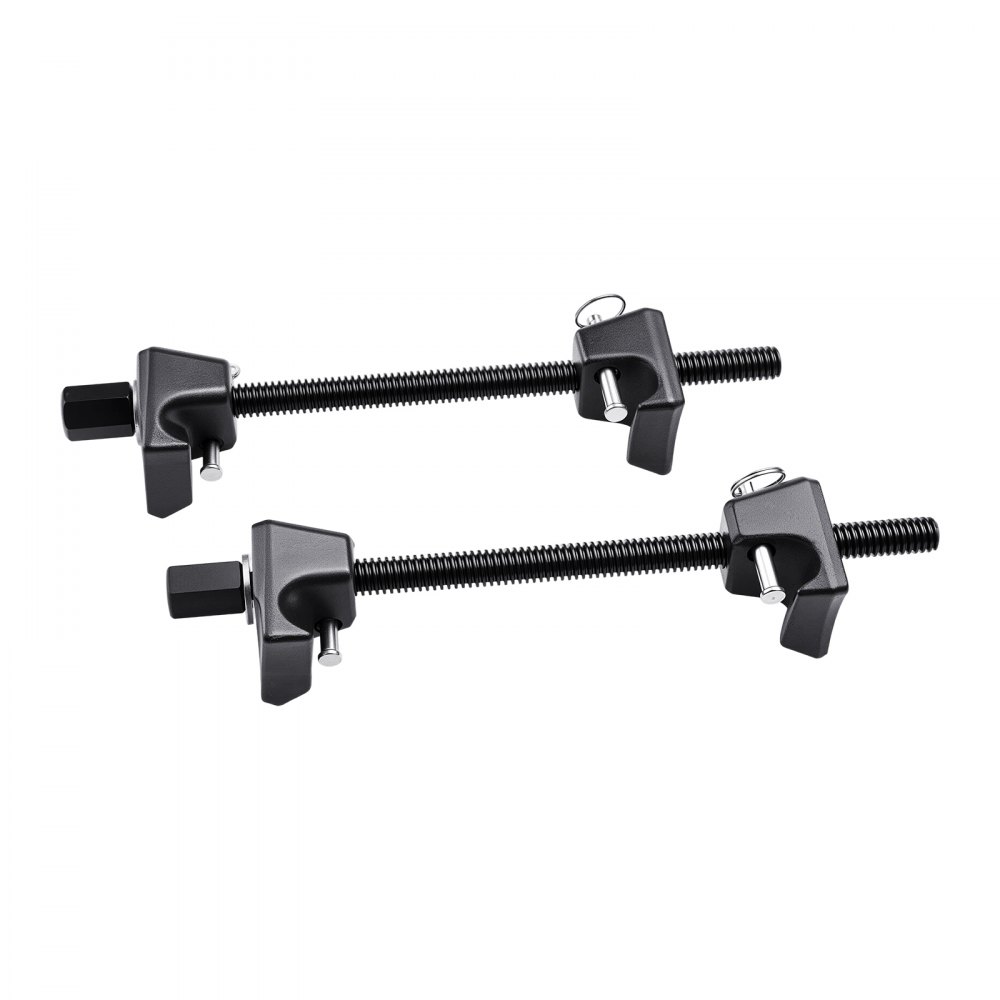 VEVOR Compresor de Resorte de Puntal 2 Piezas Herramienta Compresora de Resortes Helicoidales con Rango de 256 mm Compatible con Llaves Hexagonales de 22 mm para Autos, Camiones, Motocicletas, negro
