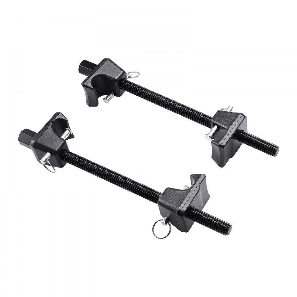 VEVOR Compresor de Resorte de Puntal 2 Piezas Herramienta Compresora de Resortes Helicoidales con Rango de 256 mm Compatible con Llaves Hexagonales de 22 mm para Autos, Camiones, Motocicletas, negro