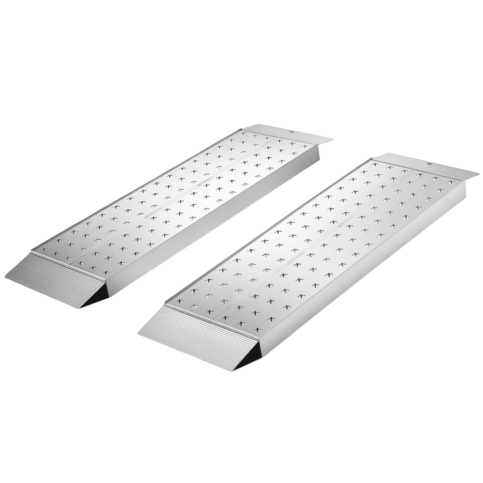 VEVOR Rampas de Carga de Aluminio para Remolques 2 Piezas, Rampas para Tractor 999 x 304 x 55 mm, Superficie Antideslizante, Capacidad Combinada de 1360 kg, para Motocicletas, Cortadoras de Césped
