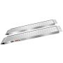 VEVOR Aluminum Trailer Ramps, 2PCS 1396 x 304mm, Heavy-Duty ATV Ramp Set with Anti-Slip Plates, 1360kg Combined Capacity Loading Ramps for Motorcycles, Lawn Mowers, Farm Tractors, Carts