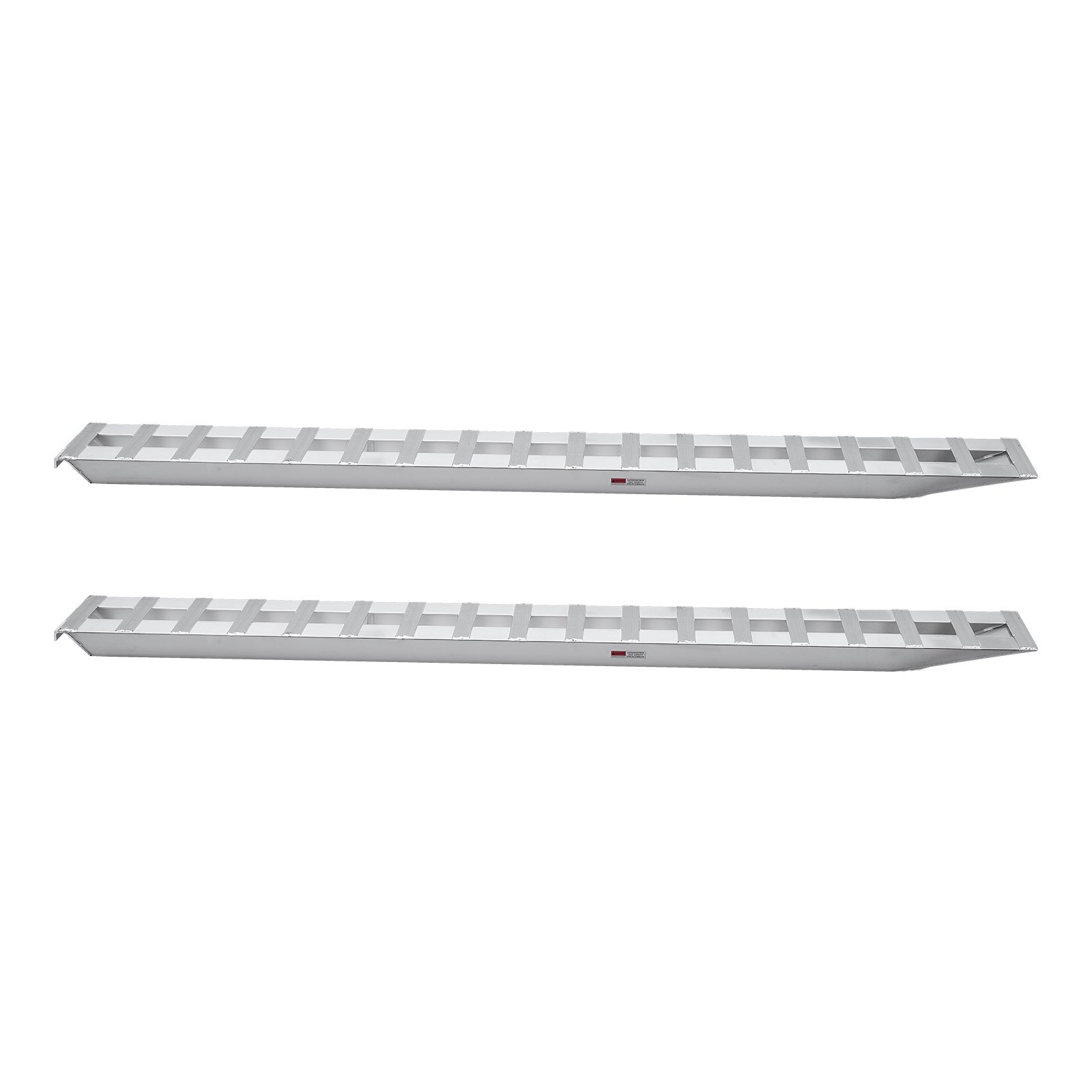 VEVOR Rampas de Aluminio resistente 2 Piezas Rampas Resistentes Carga de 4535,9 kg con Placas Antideslizantes para Carros, Tractores Agrícolas, Vehículos Todoterreno, Cortacéspedes, Motocicletas