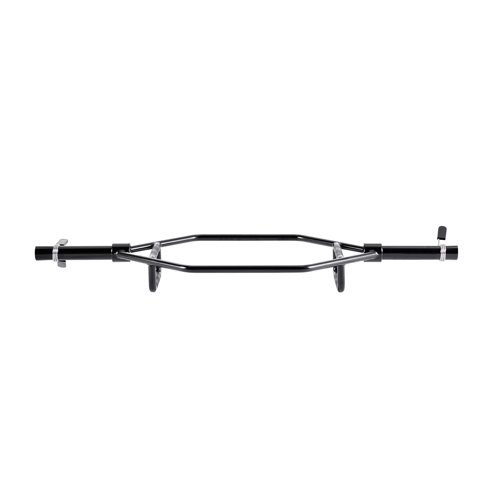 VEVOR Barra Hexagonal, Capacidad de 360 kg, Barras para Encogimientos de Hombros con Agarres Moleteados, Equipo de Levantamiento de Pesas y Entrenamiento de Fuerza, Negro, 1425 x 580 x 147 mm