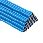 VEVOR Kit de Tuberías para Compresor de Aire 27,6 m x 17,3 mm, 24 Tubos, Red de Aire de Aluminio con Conectores en T, Válvulas NPT, Codos, Abrazaderas, Tapones y Cortatubos para Talleres y Garajes