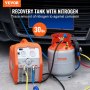 VEVOR Botella de recuperación de refrigerante cilindro de refrigerante reutilizable de 30 lbs 400 PSI resistente a alta presión a prueba de explosiones y fugas para almacenamiento de gas refrigerante