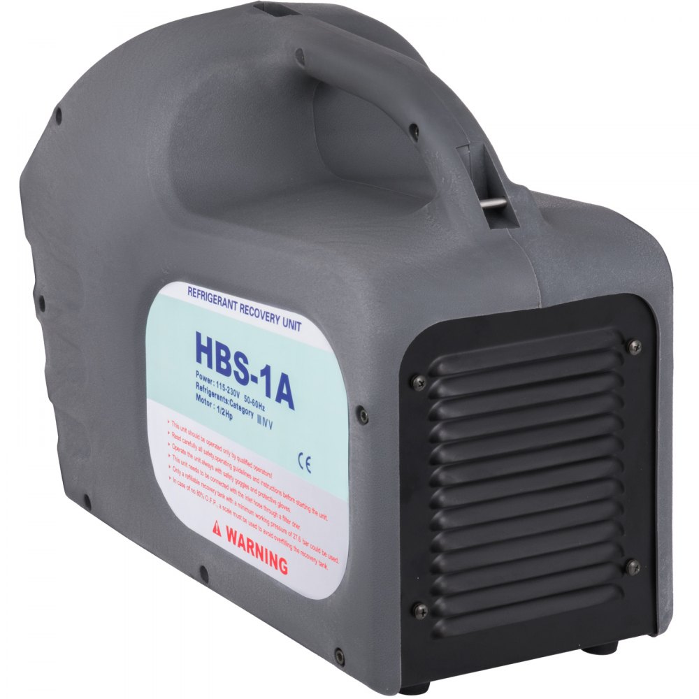 VEVOR Máquina de Recuperación de Refrigerante Máquina de Recuperación de HVAC 220-240 VCA Refrigerante RG6 50 HZ Recuperación de Refrigerante Herramienta de Reparación de Aire Acondicionado