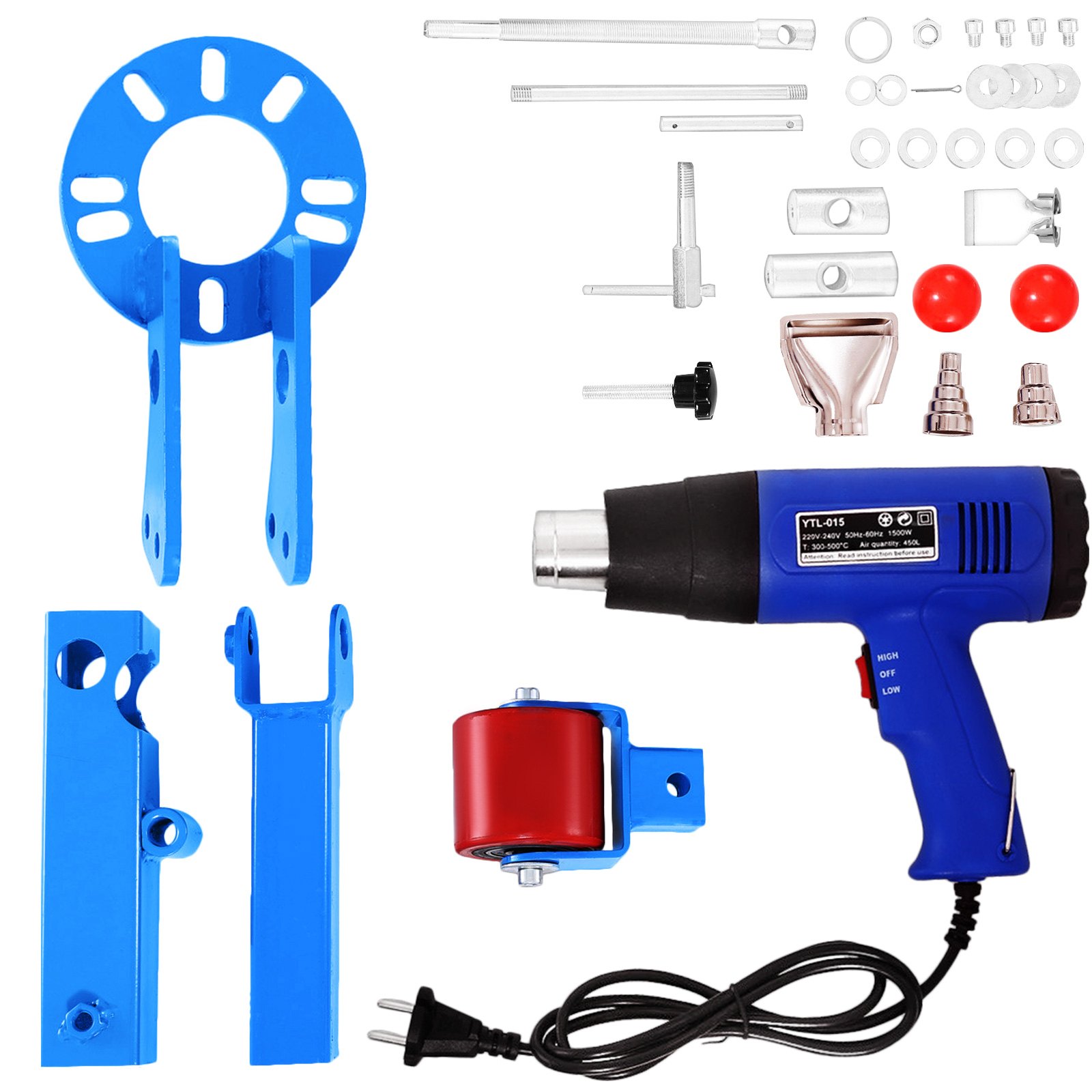 VEVOR Herramienta para Reparar Guardabarros Guardabarros Rodillo con Anillos de Distancia para Coches