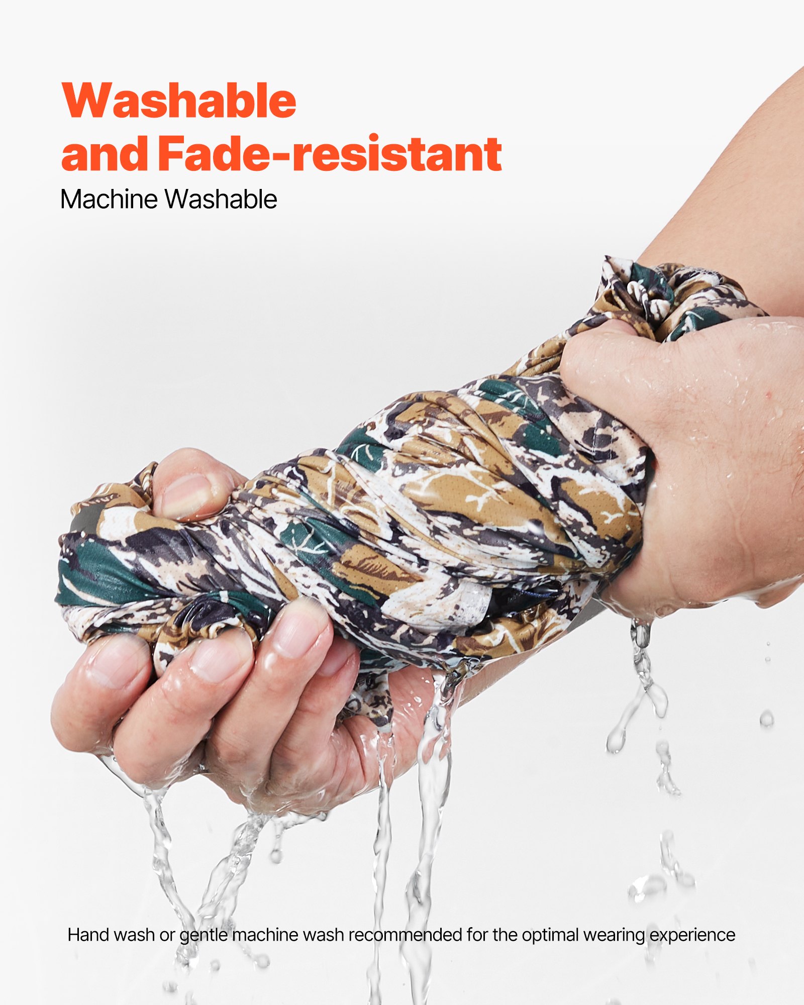 VEVOR Sudadera con Capucha de Camuflaje, Talla XL, para Hombre, Transpirable y Absorbente de Humedad, de Secado Rápido, para Senderismo, Pesca y Caza, Manga Larga, Ideal para Primavera y Verano