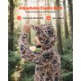 VEVOR Sudadera con Capucha de Camuflaje, Talla XXXL, para Hombre, Transpirable y Absorbente de Humedad, de Secado Rápido, para Senderismo, Pesca y Caza, Manga Larga, Ideal para Primavera y Verano