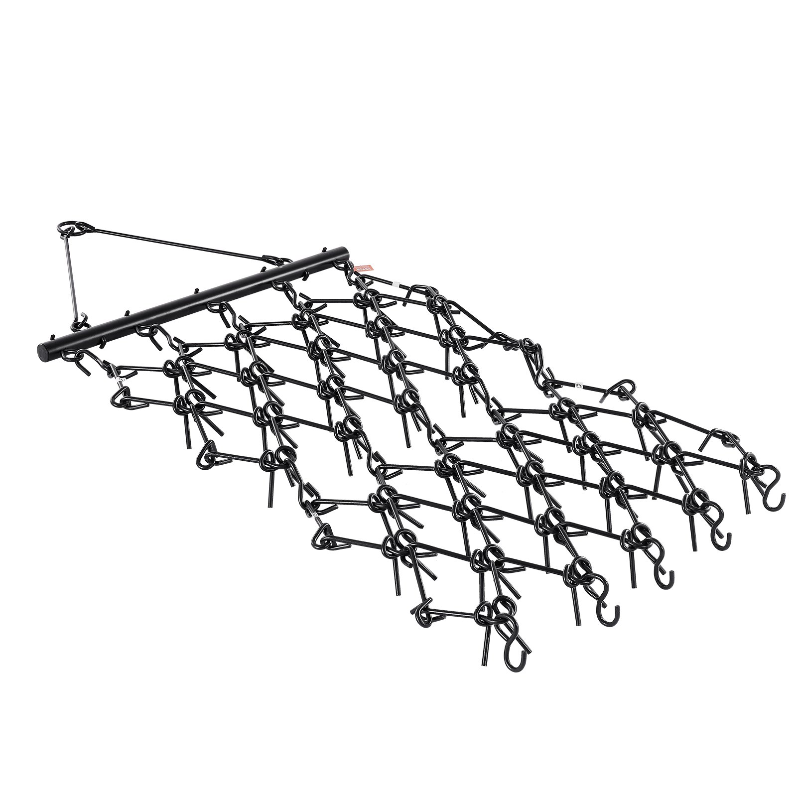 VEVOR Grada de Arrastre Duradera 225x114 cm con 69 Dientes Afilados para Tractores ATV UTV Ideal para Preparación de Suelos, Siembra, Alisado de Paisajes, Mantenimiento de Caminos de Grava de Patios