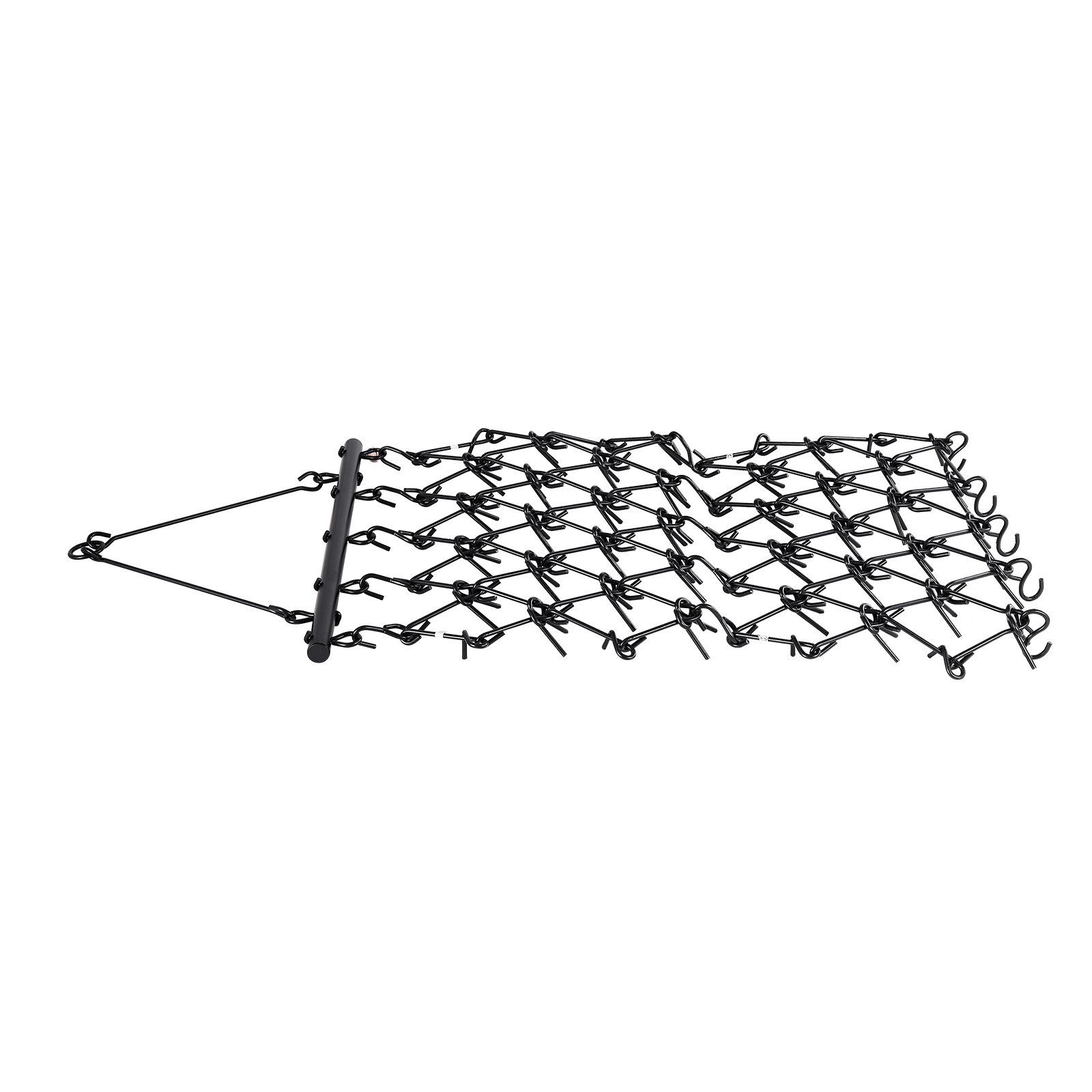 VEVOR Grada de Arrastre Duradera 225x114 cm con 69 Dientes Afilados para Tractores ATV UTV Ideal para Preparación de Suelos, Siembra, Alisado de Paisajes, Mantenimiento de Caminos de Grava de Patios