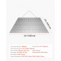 VEVOR Grada de Arrastre 1220 x 1220 mm, Rastrillo de Arrastre de Acero, Grada Niveladora de Terreno para Vehículos Todoterreno, UTV y Tractores, Ideal para Caminos de Grava, Nivelación de Campos