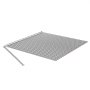 VEVOR Grada de Arrastre 1220 x 1220 mm, Rastrillo de Arrastre de Acero, Grada Niveladora de Terreno para Vehículos Todoterreno, UTV y Tractores, Ideal para Caminos de Grava, Nivelación de Campos
