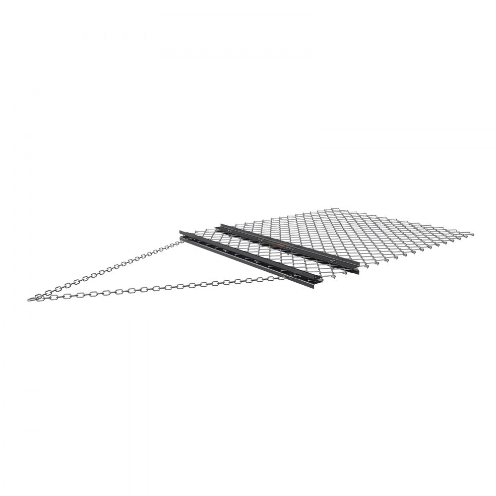 VEVOR Grada de Cadena Arrastrada 1550x1235mm Nivelador de Entrada Acero Q235 Correa de Arrastre Nivelación de Paisaje, Preparación de Césped, Remolcable para Tractor, ATV, UTV, Entrada de Grava, Campo