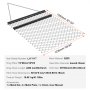 VEVOR Grada de Cadena Arrastrada 1550x1235mm Nivelador de Entrada Acero Q235 Correa de Arrastre Nivelación de Paisaje, Preparación de Césped, Remolcable para Tractor, ATV, UTV, Entrada de Grava, Campo