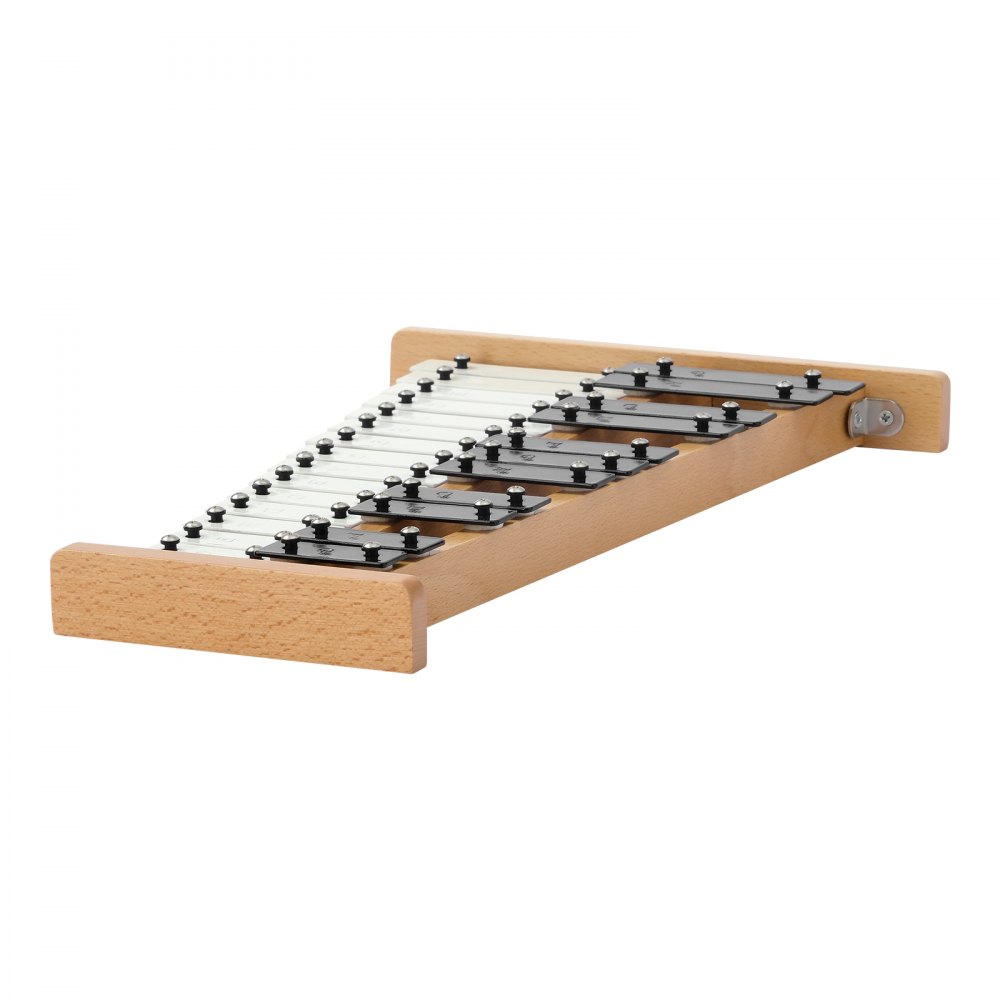 VEVOR Glockenspiel Xylophone, 27 Notes, Professional Xylophone Percussion Instrument, with Metal Keys, Includes 4 Mallets, Carrying Bag, Beginner Musical Instrument for Adults and Kids Music Teaching