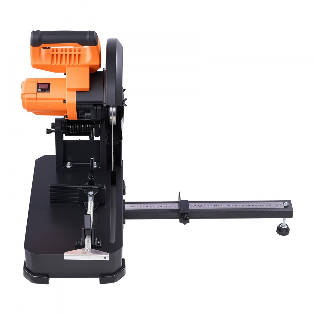 VEVOR Sierra Ingletadora, con Hoja de Sierra de Corte en Frío de Acero Inoxidable de 355 mm, Motor sin Escobillas de 3500 W y 750-1200 RPM, para Tubos Cuadrados y Planos, Aceros en Forma de L