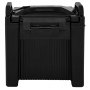 Dispensador de bebidas aislado VEVOR en color negro con pestillo seguro y asas resistentes para un fácil transporte.