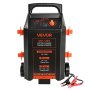 VEVOR Cargador de Baterías para Coche 12/24V 150A Cargador de Batería Móvil, Carga Automática de 9 Etapas, para Baterías de Plomo-ácido y Litio, para Automóviles, SUV, Vehículos Ligeros, Furgonetas