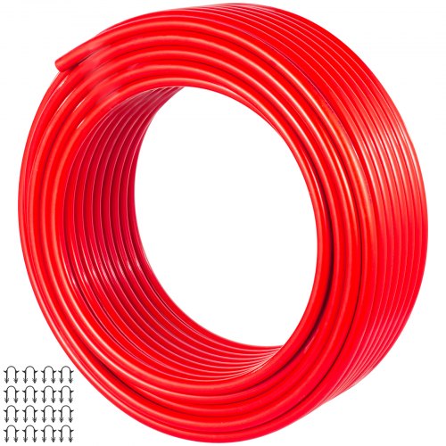 Pex Al Pex Tubo De Aluminio 50m Tubería Suelo Radiantetubería Multicapa Rojo