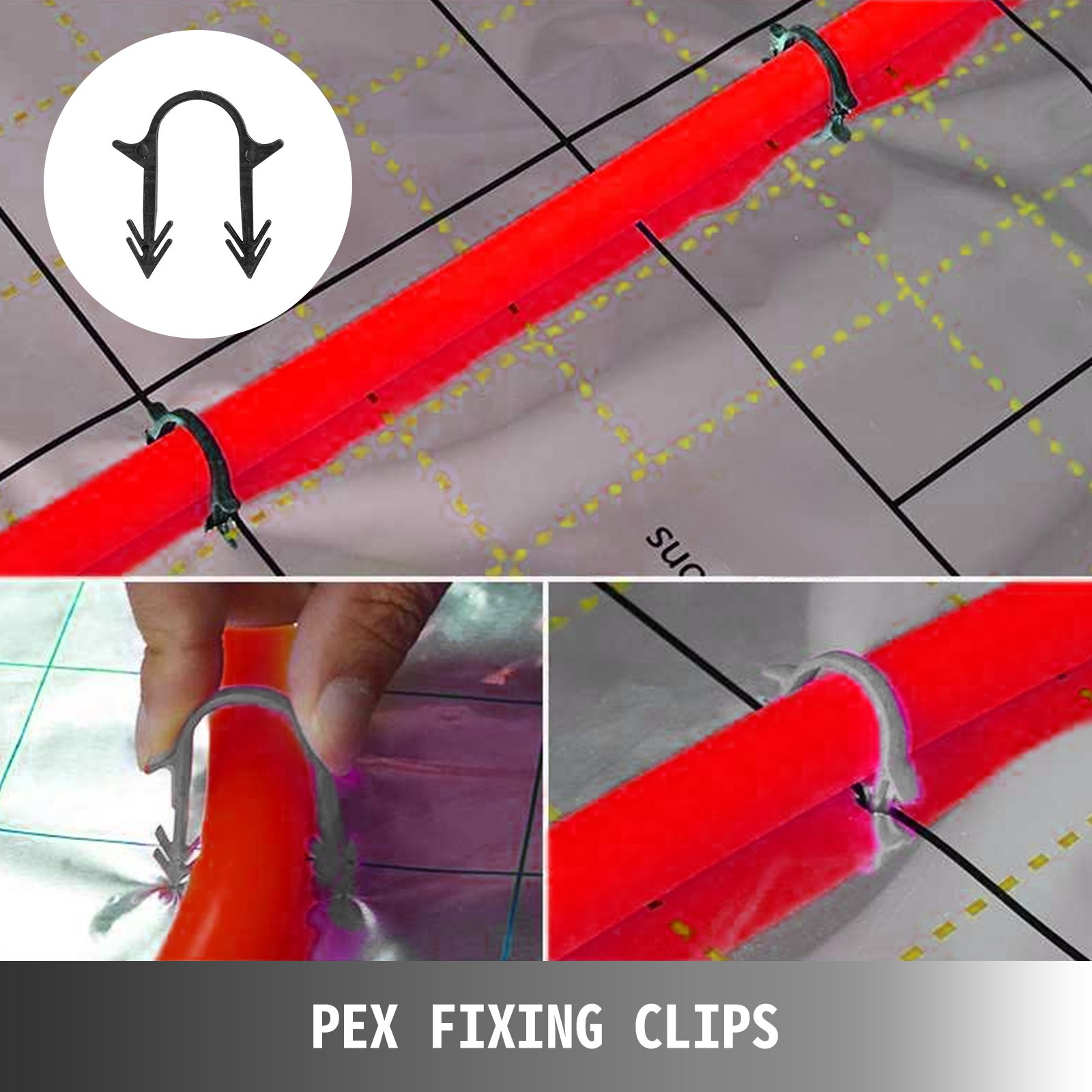 Pex Al Pex Tubo De Aluminio 50m Tubería Suelo Radiantetubería Multicapa Rojo