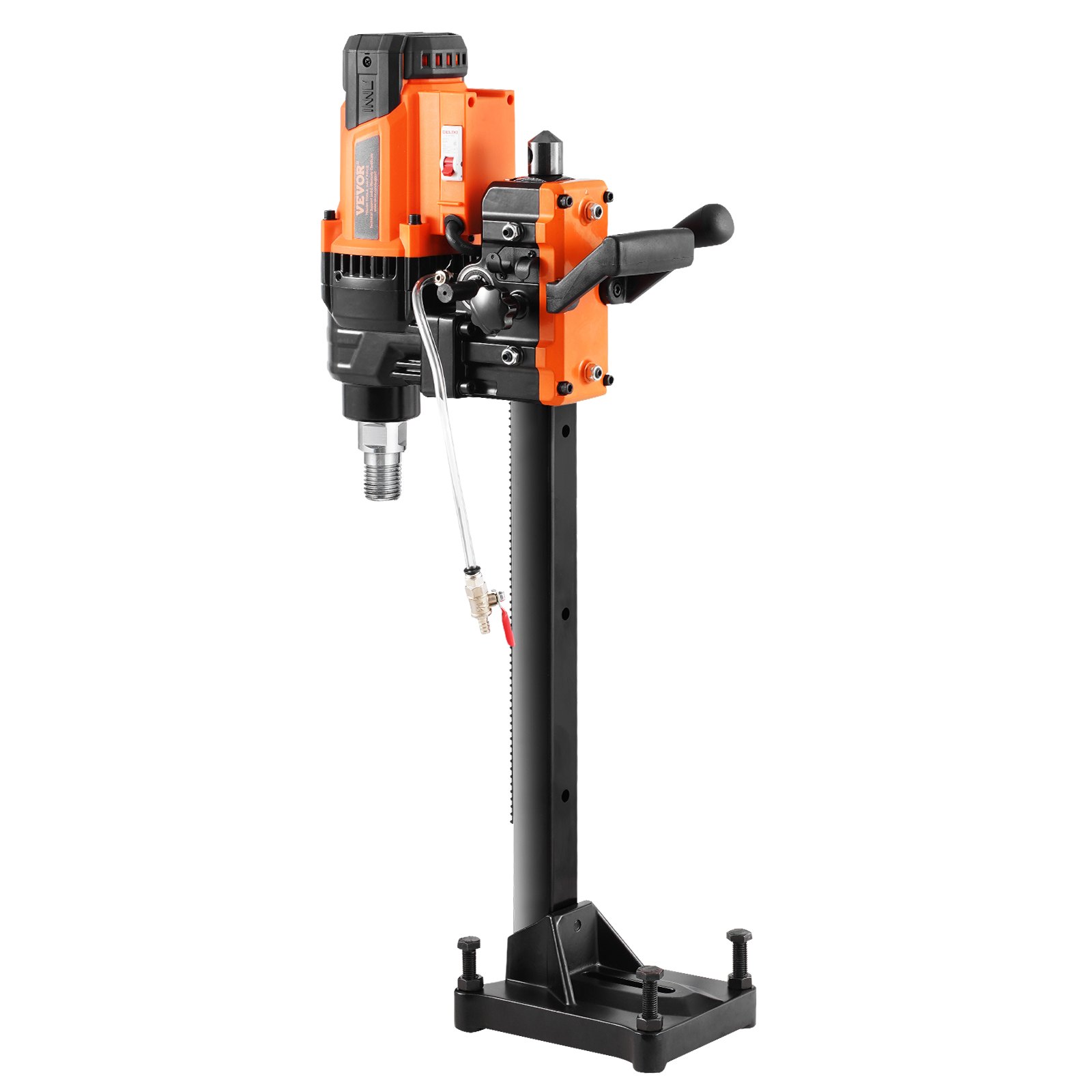 Taladro de núcleo VEVOR, taladro de núcleo de diamante de 0,8 a 7,9 pulgadas de diámetro con soporte, taladro de núcleo de hormigón resistente de 3000 W, uso en seco y húmedo, sin sello de agua, para hormigón, ladrillo, mármol