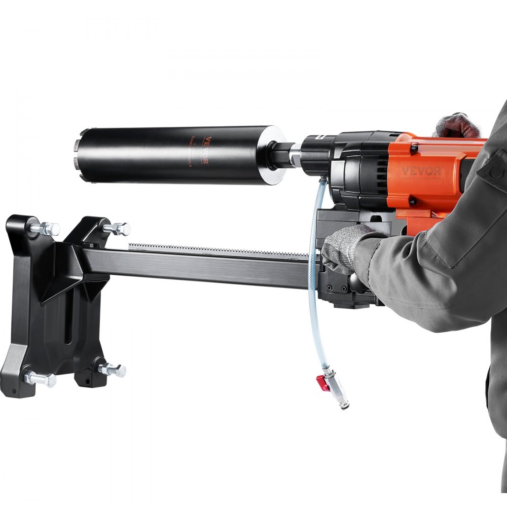 VEVOR Taladro de Diamante Diámetro Máximo de 26 cm Máquina Perforadora de Diamante Profundidad de 60 cm Taladradora Diamantina Húmeda 2500 W 750 rpm para Agujeros Construcción de Hormigón Armado