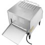 VEVOR Tostadora Transportadora Comercial 300 Rebanadas por Hora Tostadora de Acero Inoxidable 2200W 7 Configuraciones de Velocidad con Bandeja para Migas Bollos Hamburguesa Panadería Restaurante Hotel