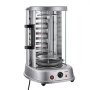 VEVOR Máquina para Asar Shawarma 11,5 L, Asador Vertical Giratorio 1500 W, con Puerta Resistente al Calor, Bandeja Recogegrasa y Temporizador, Rejilla para Kebabs con 7 Brochetas, para Restaurantes