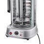 VEVOR Máquina para Asar Shawarma 11,5 L, Asador Vertical Giratorio 1500 W, con Puerta Resistente al Calor, Bandeja Recogegrasa y Temporizador, Rejilla para Kebabs con 7 Brochetas, para Restaurantes