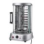 VEVOR Máquina para Asar Shawarma 11,5 L, Asador Vertical Giratorio 1500 W, con Puerta Resistente al Calor, Bandeja Recogegrasa y Temporizador, Rejilla para Kebabs con 7 Brochetas, para Restaurantes