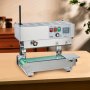 VEVOR Continuous Belt Sealing Machine, 0.24-0.47 inch/6-12 mm Sealing Width, Vertical Belt Sealing Machine with Digital Temperature Control, Stainless Steel Bag Sealer for 0.02-0.8 mm Thick Plastic Bag Films