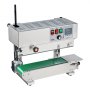 VEVOR Continuous Belt Sealing Machine, 0.24-0.47 inch/6-12 mm Sealing Width, Vertical Belt Sealing Machine with Digital Temperature Control, Stainless Steel Bag Sealer for 0.02-0.8 mm Thick Plastic Bag Films