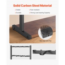 VEVOR Soporte para Tazas de Café para Encimera 16 Ganchos 425 x 156 x 438 mm