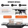 VEVOR Freidora de propano para exteriores con doble quemador de 16 cuartos, cocina de acero, cestas dobles