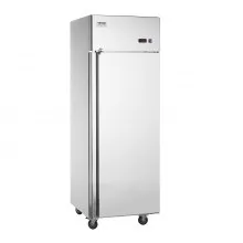 VEVOR Congelador Comercial de 570 L, Congelador Vertical de Una Sola Puerta, Congelador de Acero Inoxidable con Descongelación Automática con 3 Estantes Ajustables, -25 a -15 °C, 685 x 800 x 2110 mm