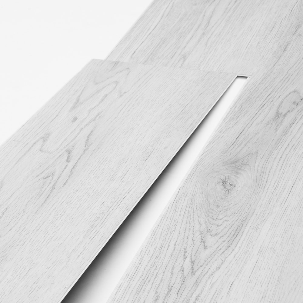 VEVOR Flooring, Vinyl Floor Tiles 1220 x 185 mm, 10 pcs, 5.5 mm thick, interlocking, light gray wood color, DIY flooring for kitchen, dining room, bedroom and bathroom