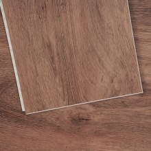VEVOR Baldosas de Vinilo Entrelazadas 1220 X 185 mm, 10 Baldosas de 5,5 mm de Grosor Se Encajan, Pisos de Bricolaje de Veta de Madera de Color Marrón Profundo para Cocina, Comedor, Dormitorios y Baños
