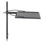 VEVOR Rotisserie Swivel Grill, Steel, 405 x 405 mm, Charcoal Grill, Portable Grill Rack, 6 kg Load Capacity, 300 ℃, Freestanding, Spit Roast Grill, BBQ Grill, Grill Cart, Barbecue, Camping