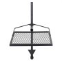 VEVOR Rotisserie Swivel Grill, Steel, 405 x 405 mm, Charcoal Grill, Portable Grill Rack, 6 kg Load Capacity, 300 ℃, Freestanding, Spit Roast Grill, BBQ Grill, Grill Cart, Barbecue, Camping